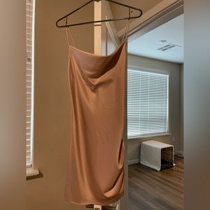 Topshop, light pink slip dress, US 2, never worn with tags